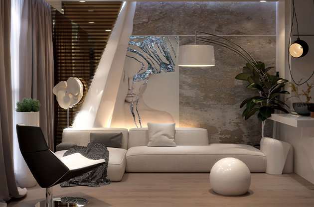 Luxurious design tile decoration