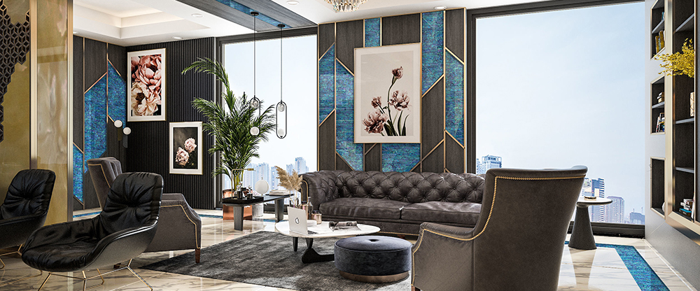 18 FBinnotech - leaflat - carbon tiles - mother of perl - luxury interior - interior design - carbonfiber tiles - piastrelle carbonio