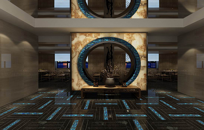 FBinnotech - leaflat - carbon tiles - mother of perl - luxury interior - interior design - carbonfiber tiles - piastrelle carbonio