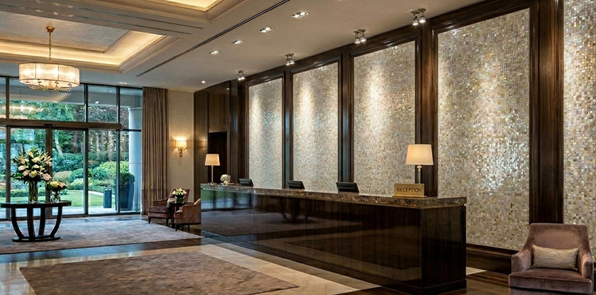 bespoke mother of pearl mosaic FBINNOTECH panel decor