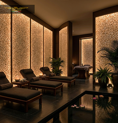 bespoke mother of pearl mosaic FBINNOTECH panel decor