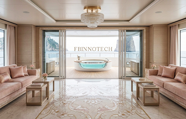 bespoke mother of pearl mosaic FBINNOTECH panel decor