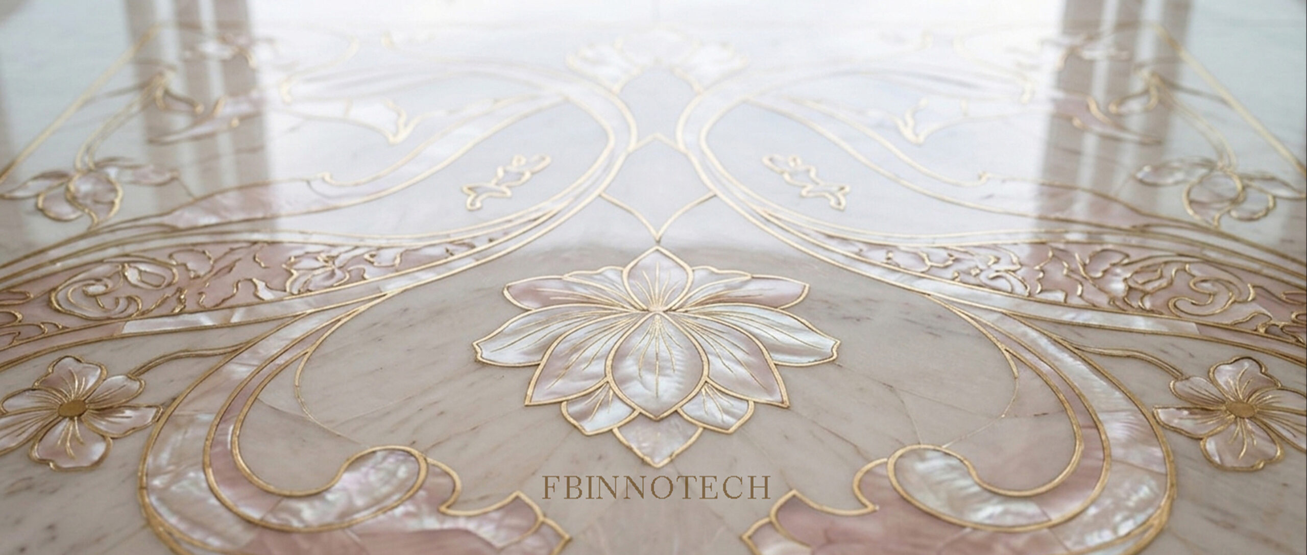 bespoke mother of pearl mosaic FBINNOTECH panel decor